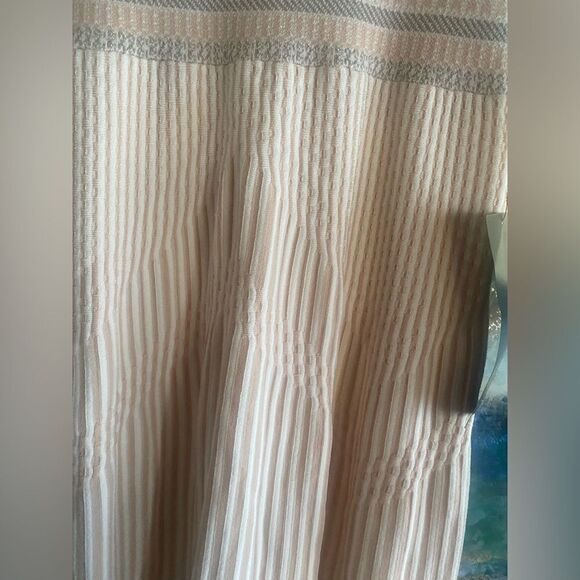 BCBG maxAzria peach beige and gray sleeveless short dress at the waist size smal - Picture 5 of 14